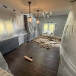 Dining Room Reconstruction Plastic Containment New Jersey