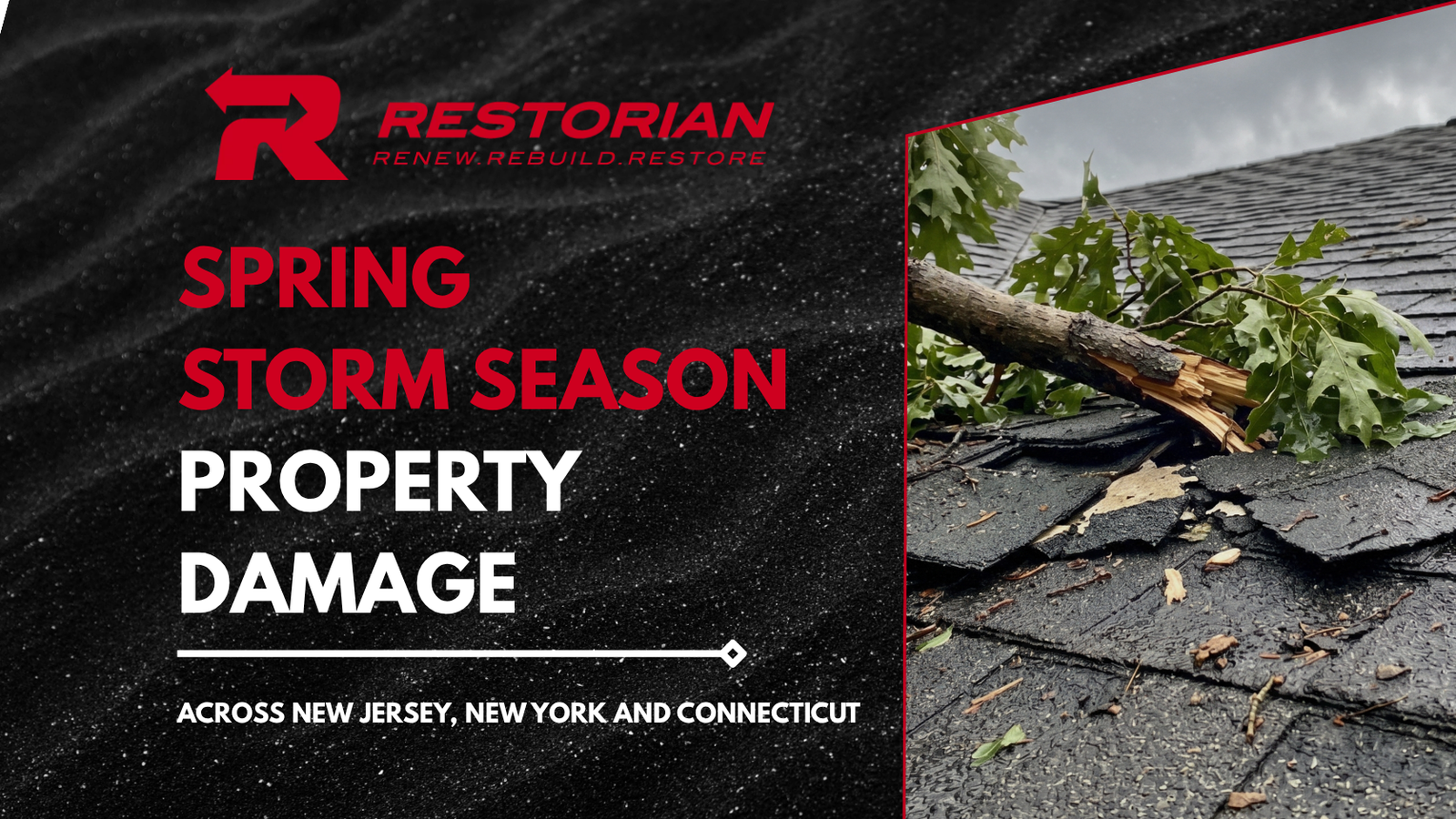 Spring Storm Damage Property NJ